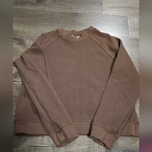 Small brown crew neck